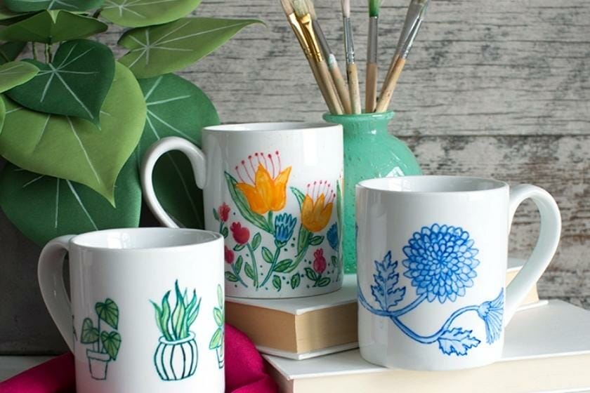 Creative & Fun Ideas For Painting On Coffee Mugs