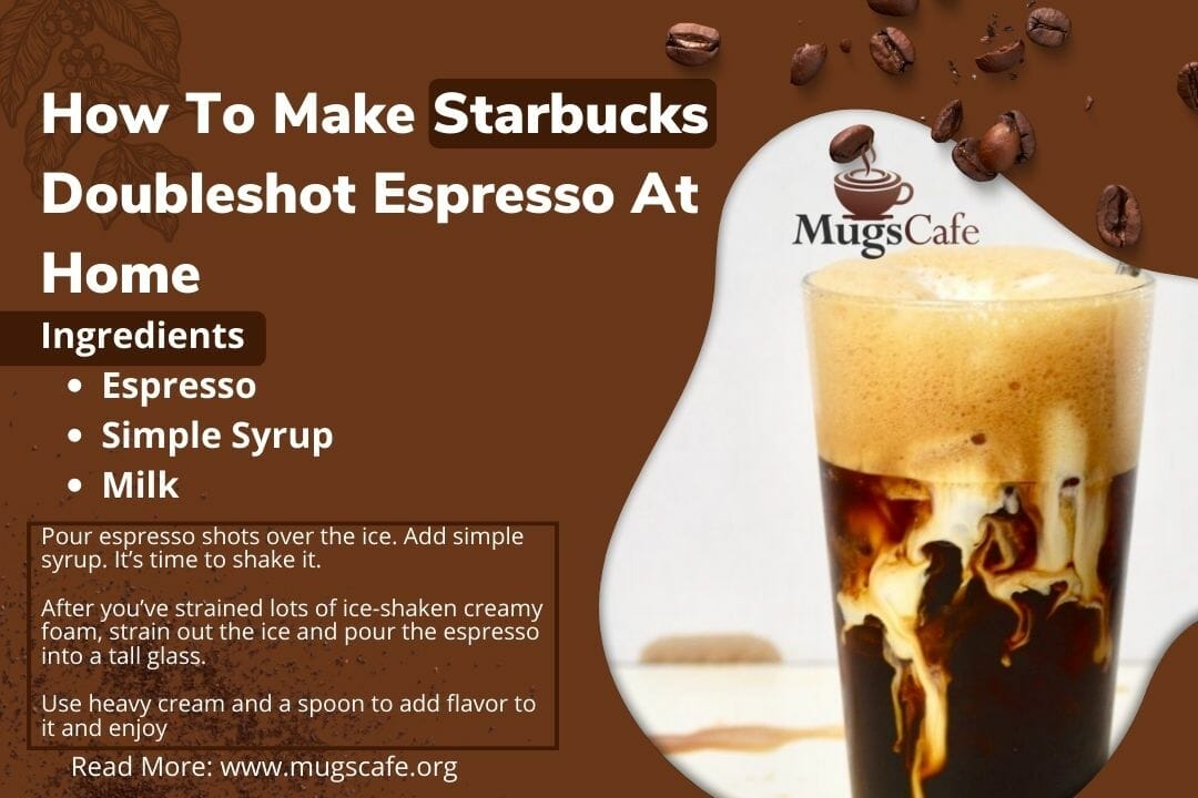 how to make starbucks doubleshot espresso at home