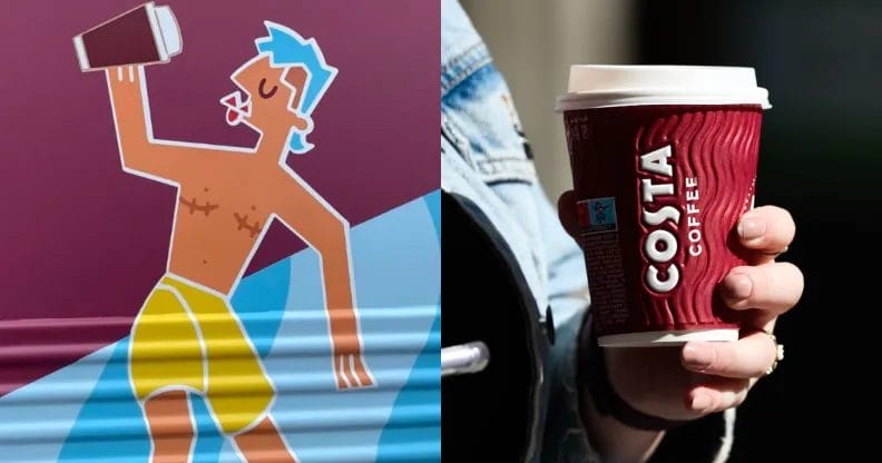 Costa Coffee Boycotted Over Trans Mural